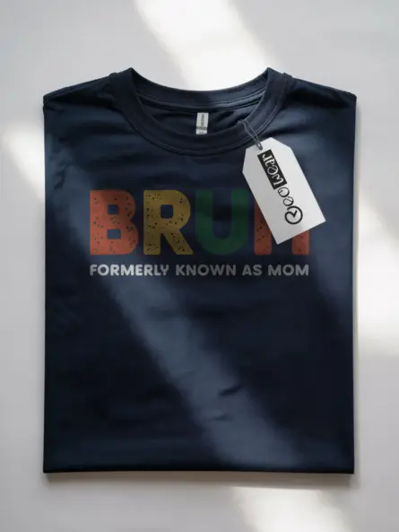 Mom Bruh Shirt – Funny Colorful Motherhood Graphic Tee - Image 7