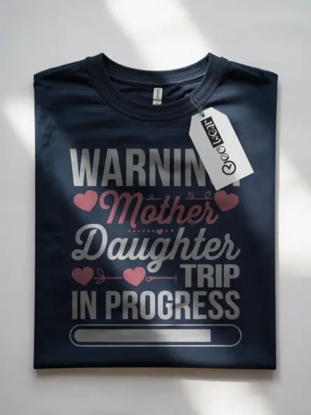Warning Mother Daughter Trip Shirt – Perfect Tee for Travel & Bonding - Image 4