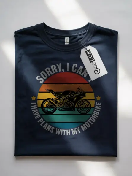 Bold Motorbike T Shirt – Retro Rider Quote Tee for Bikers - Image 7