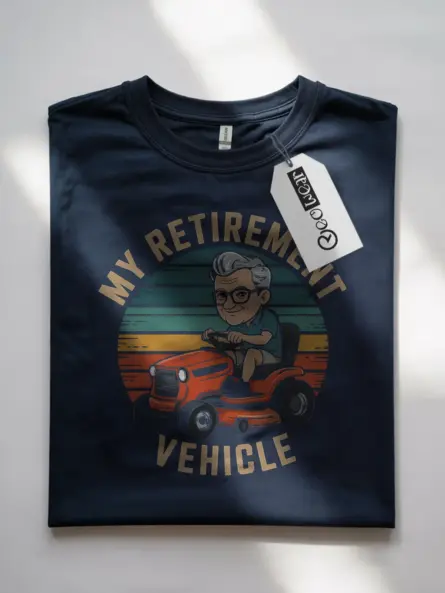 Legendary Retirement Lawn Mower T-Shirt - Image 7