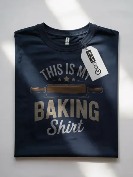 Nostalgic Baking T-Shirt for Home Bakers - Image 4