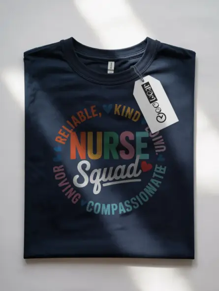 Colorful Nurse Squad Shirt for Team Appreciation - Image 7