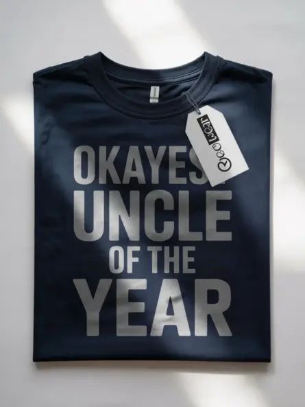 Funny Okayest Uncle T-Shirt Gift for Men - Image 7