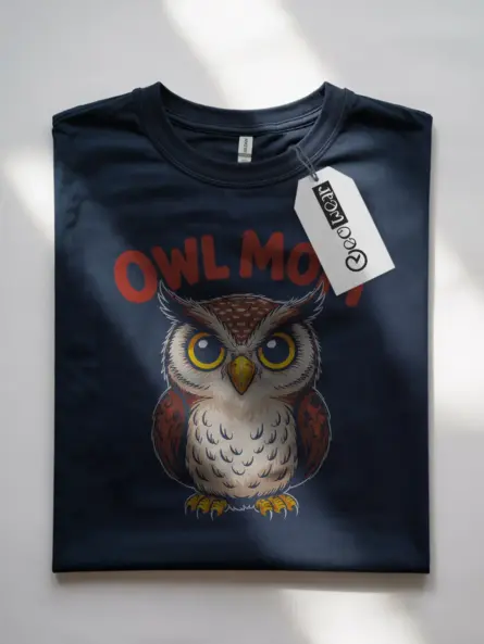 Owl Mom T-Shirt for Bird Lovers - Image 7