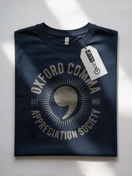 Oxford Comma Shirt – Vintage “Appreciation Society Est. 1912” Tee - Image 7