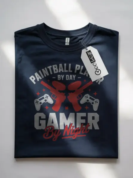 Paintball Gamer T-Shirt for Men – Dual Hobby Shirt for Players - Image 7