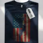 patriotic lineman t-shirt