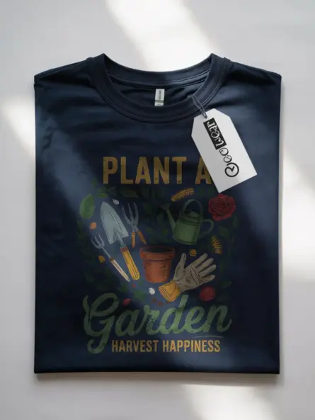 Charming Plant a Garden Harvest Happiness T-Shirt - Image 7