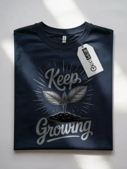 Keep Growing Plant Lover Inspirational T-Shirt - Image 7