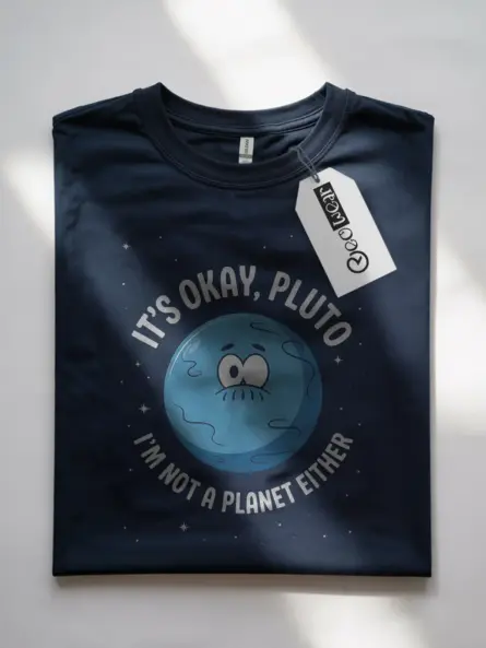 Funny Pluto Not a Planet T-Shirt – Space Meme Tee - Image 7