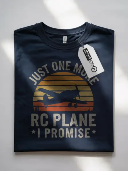 Epic RC Plane T-Shirt for Hobbyists & Vintage Flight Fans - Image 7