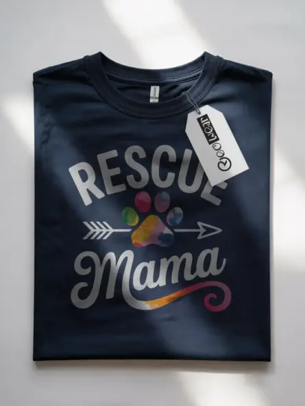 Rescue Mama Shirt – Bold Boho Style for Dog Lovers - Image 7