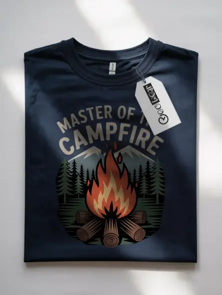 Retro Campfire T-Shirt for Campers - Image 7