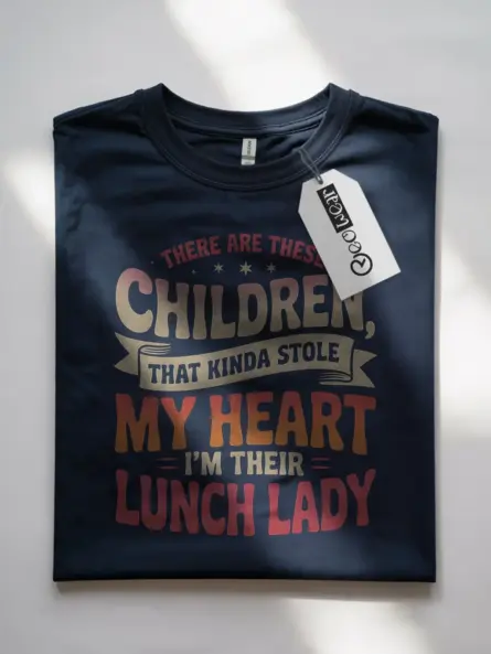 Retro Lunch Lady T-Shirt with Heartfelt Quote - Image 7