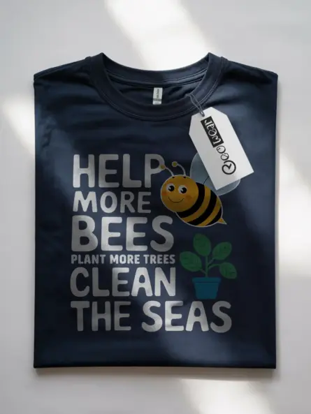 Help Save the Bees Shirt – Eco Friendly Tee for Nature Lovers - Image 10
