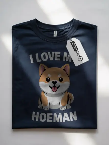 Adorable Shiba Inu T Shirt – Funny “I Love My Hoeman” Dog Lover Tee - Image 7