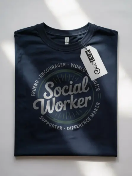 Social Worker Appreciation T-Shirt – World Changer Design - Image 4