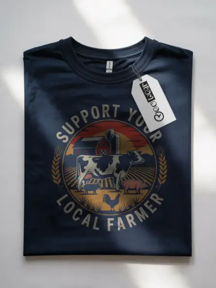 Support Your Local Farmer T-Shirt - Image 7