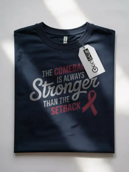 The Comeback Is Always Stronger Than the Setback Shirt – Empowering Grunge Tee - Image 7