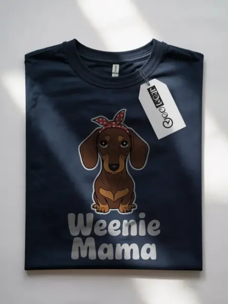 Weenie Mama Dachshund Shirt for Dog Moms - Image 10