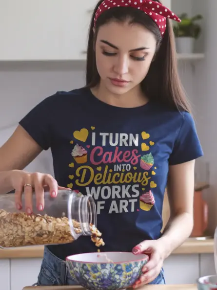 Cake Art T-Shirt for Bakers - Image 9