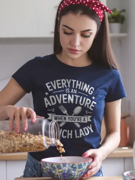 Playful Adventure Lunch Lady T-Shirt - Image 9