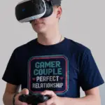 pixel gamer couple love shirt