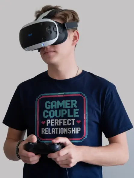 pixel gamer couple love shirt
