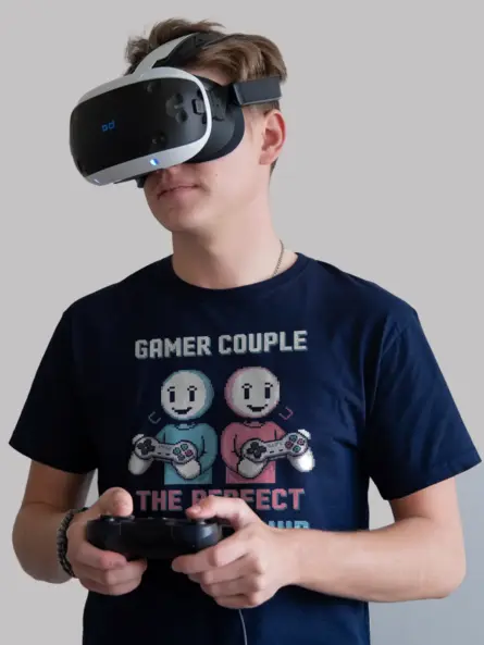 Gamer Couple Perfect Relationship T-Shirt - Image 3