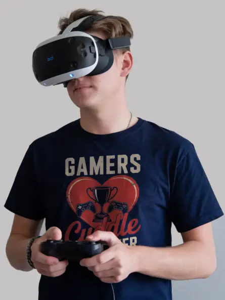 Romantic Gamer T-Shirt for Couples - Image 12