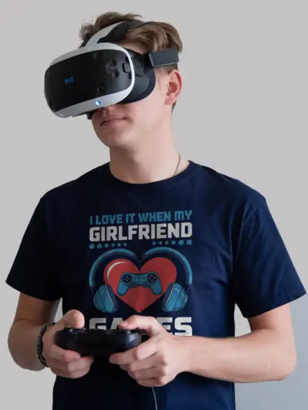 Epic Gamer Girlfriend T-Shirt for Couples – Cute Matching Gaming Apparel - Image 12