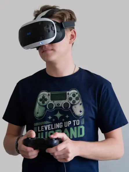 Leveling Up to Husband Gamer T-Shirt - Image 9