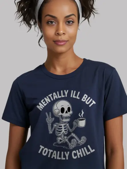 navy-mentally-ill-but-totally-chill-funny-mental-health-coffee-t-shirt
