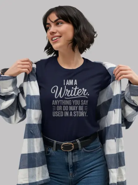 Funny Writer Shirt – Perfect Gift for Authors & Creative Minds - Image 3