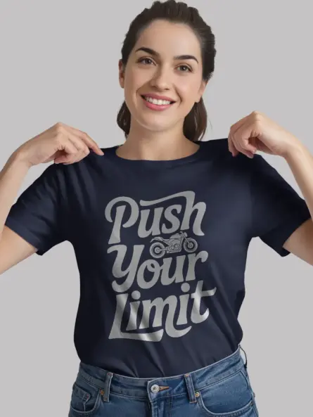 Push Your Limit Motorcycle Quote TShirt – Bold Biker Inspiration Tee - Image 9