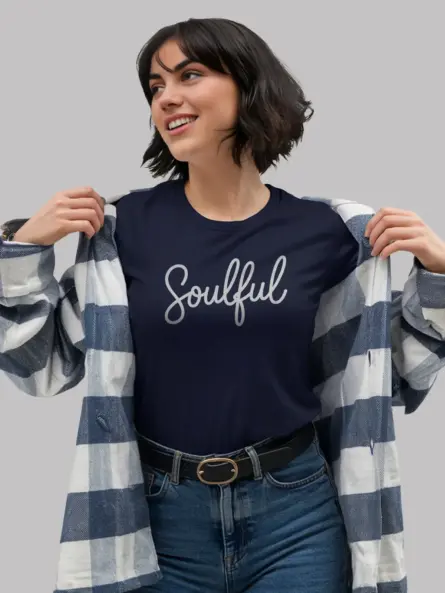 Soulful Spiritual T-Shirt – Minimalist Handwritten Affirmation Tee - Image 9