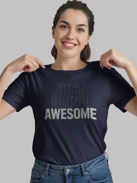Block Letter Self Confidence T-Shirt – Just Being Awesome Tee - Image 8