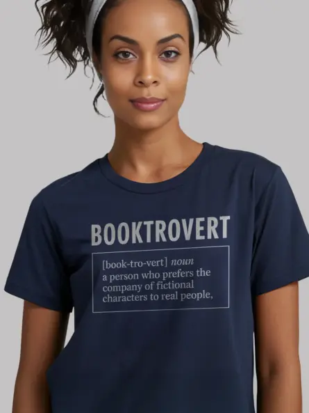 Witty Booktrovert T-Shirt – Funny Definition Tee for Introvert Book Lovers - Image 9