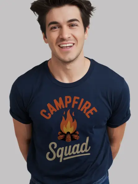 Campfire Squad Vintage T-Shirt - Image 9