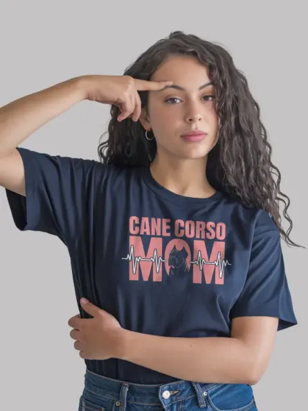 Cane Corso Mom Shirt – Bold Heartbeat Dog Breed Graphic Tee - Image 9
