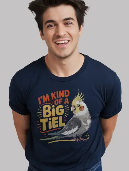 Funny Cockatiel T-Shirt for Parrot Lovers – “I’m Kind of a Big Tiel - Image 9