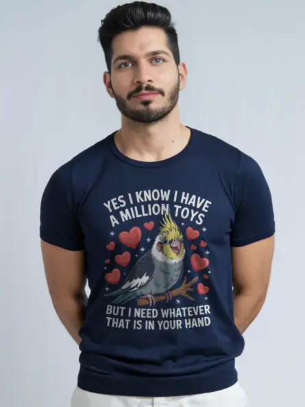 Funny Cockatiel Toys T-Shirt for Bird Moms - Image 8