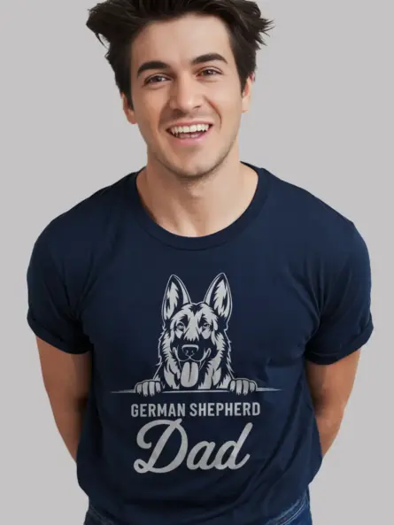 German Shepherd Dad T-Shirt for Dog Lovers - Image 11