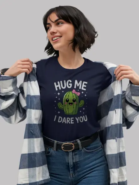 Hug Me I Dare You T-Shirt - Image 8