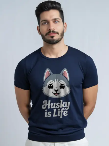kawaii husky t-shirt