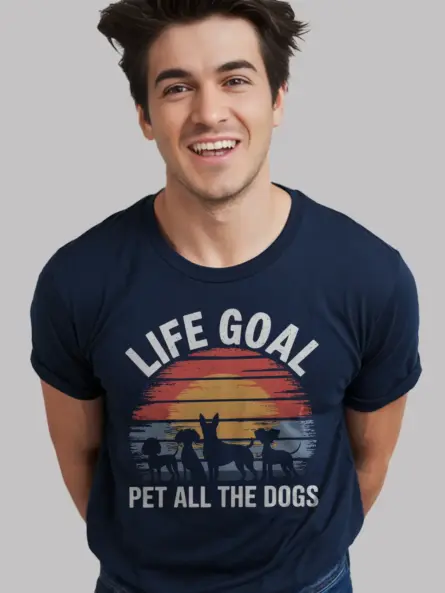 Life Goal Pet All The Dogs T-Shirt - Image 9