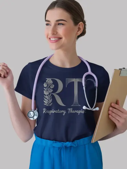 Navy respiratory therapist t-shirt