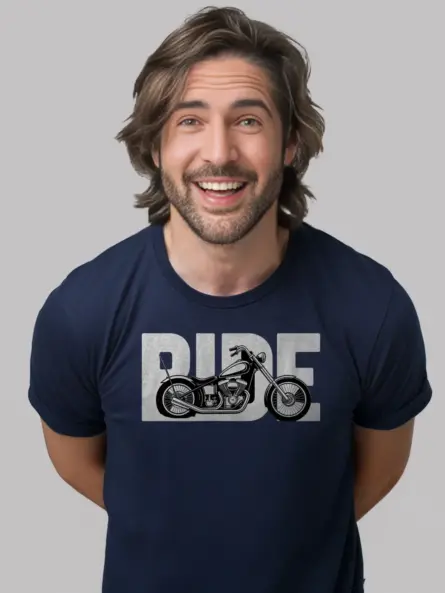 Striking Cafe Racer TShirt – Minimalist Ride Graphic for Bikers - Image 9