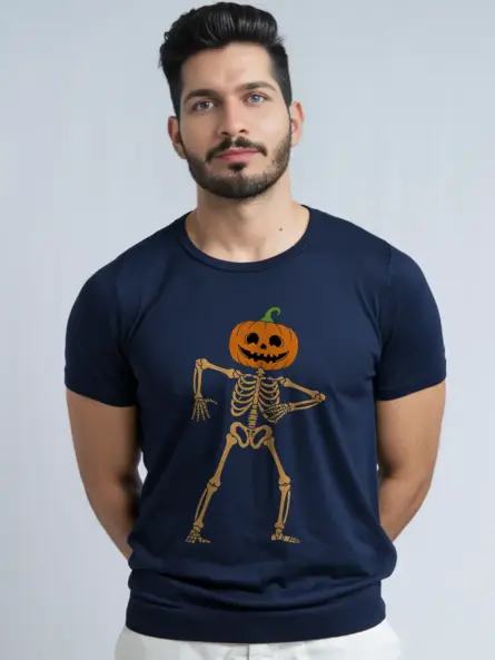 Epic Dancing Pumpkin Skeleton Shirt for Halloween - Image 6