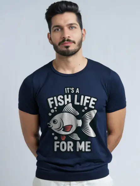 Fish Life T-Shirt – Cute Retro Graphic Tee for Ocean Lovers - Image 9